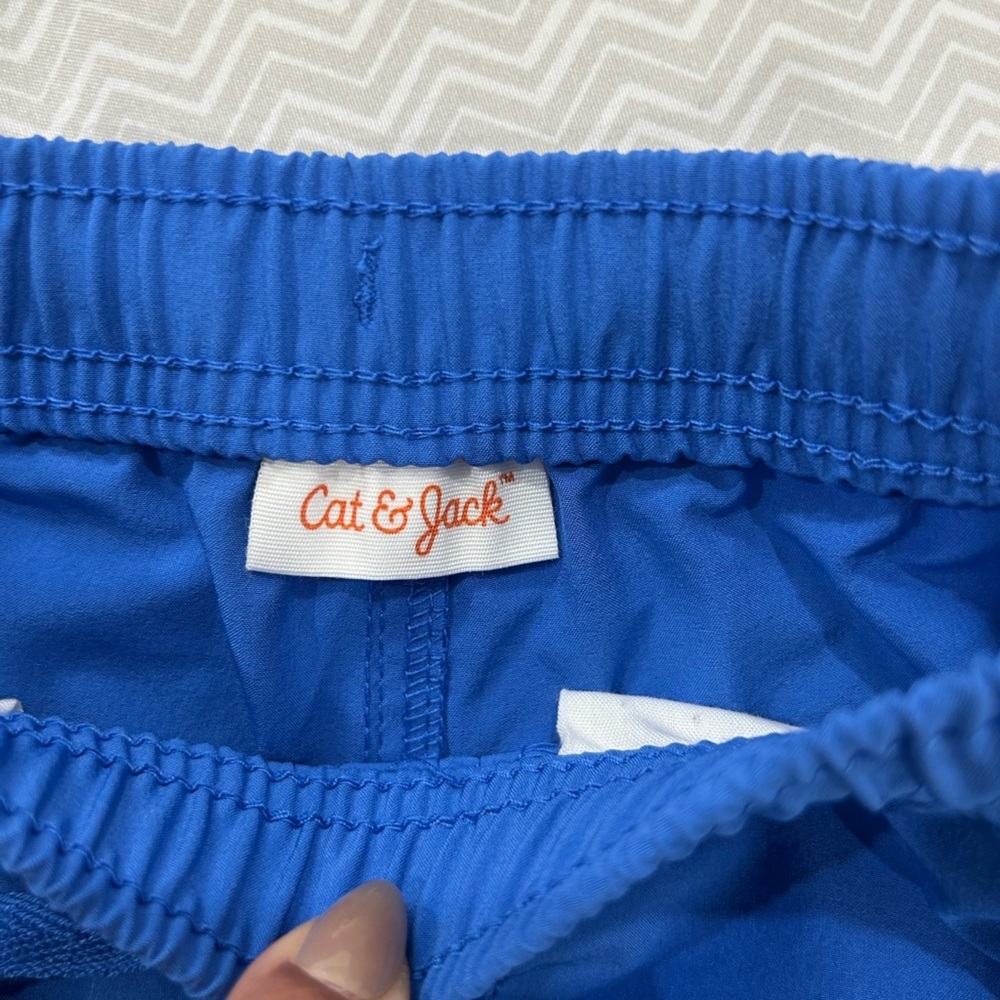 Cat & Jack Vibrant Blue Elastic Shorts - Picture 2 of 7